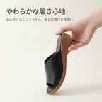 本革 コンフォートサンダル レディース｜軽やかな履き心地の夏サンダル