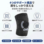 膝蓋サポートバンド 髌骨サポーター スポーツ用