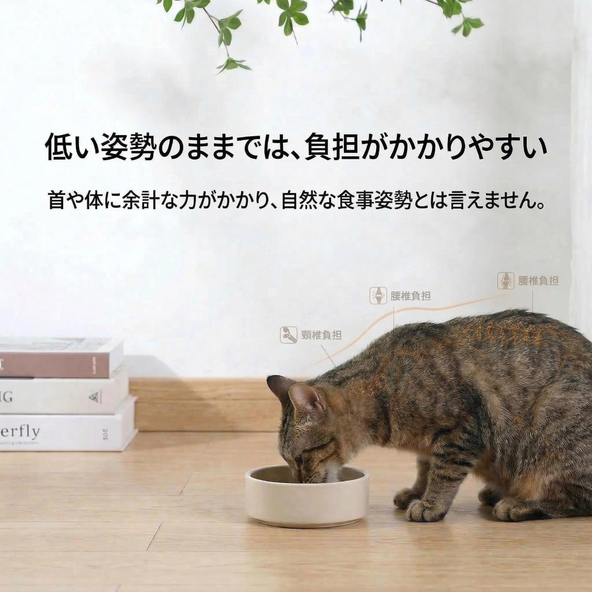 毎日の食事を、もっと心地よく。 高さ調節できる竹製フードスタンド